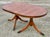 Traditional Yew Wood Double Pedestal Duncan Phyfe Style Dining Table For Sale - Image 3 of 8
