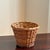 Petite Mid-20th Century Wood Bottom Planter Basket For Sale - Image 4 of 11
