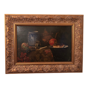 Antique Original Still-Life Oil Painting, American School of William Merritt Chase