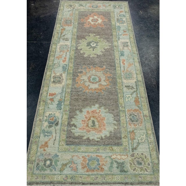 Turkish Oushak Runner Rug 2'9" x 7' #17371 Explore a curated collection of hallway runners, wool rugs, and handmade...