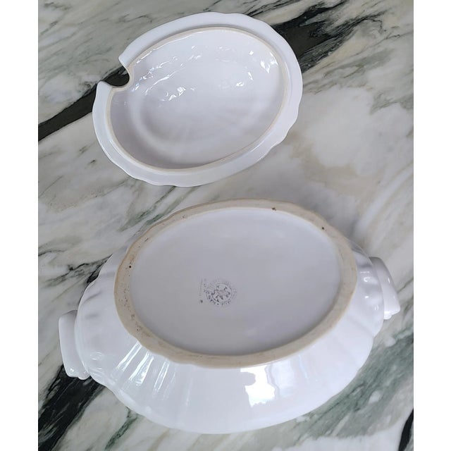Ceramic LastChance!Made in Portugal Bordallo Pinheiro Strawberry Motif Soup Tureen For Sale - Image 7 of 12