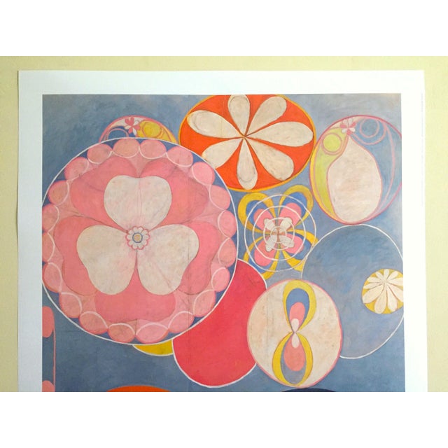 Hilma Af Klint Swedish Abstract Lithograph Print Moderna Museet Exhibition Poster The Ten Largest Childhood No 2 Group Iv 1907 Chairish