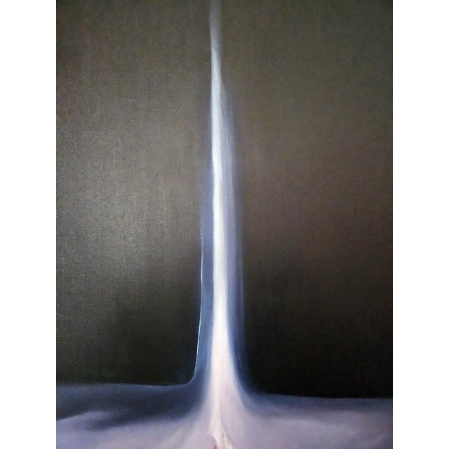 Black Stefano Mazzolini, Aglicon, 2024, Oil on Canvas For Sale - Image 8 of 18