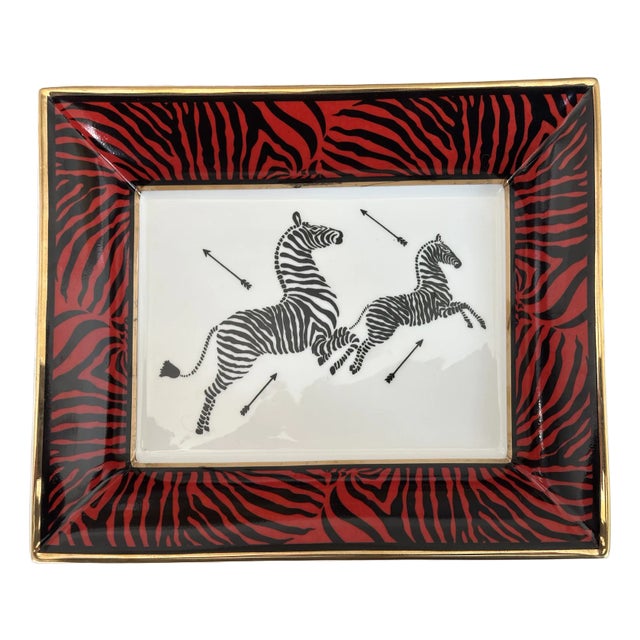 Scalamandre Zebra Dish Catchall For Sale