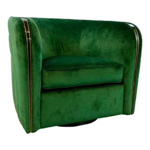Caracole Signature Emerald Green Velvet La Vie De La Fete Club Chair