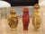 Ruby Red Vintage Chinese / Chinoiserie Style Relief Decorated Snuff Bottles - Set of 3 For Sale - Image 8 of 11