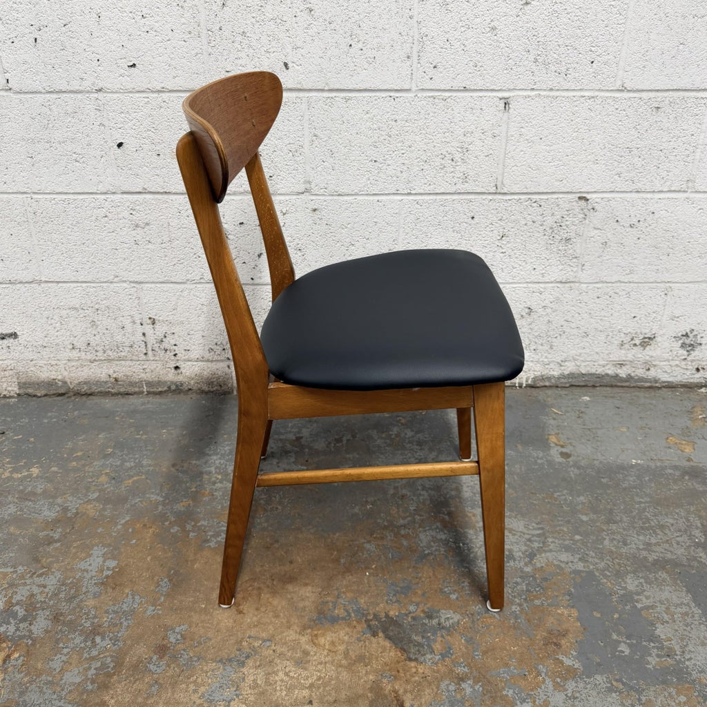 Set of 4 Vintage Danish Modern Teak Dining Chairs by Thomas Harlev