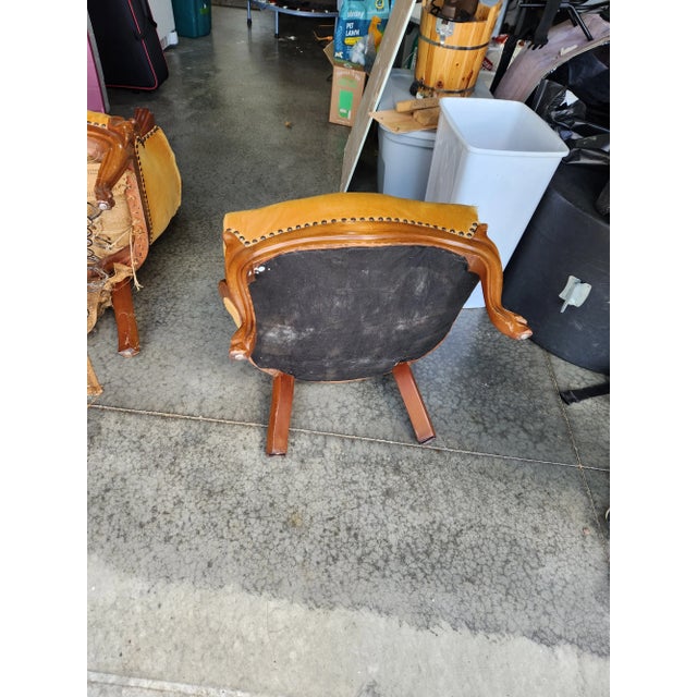 Late 19th Century Victorian Ladies and Gents Chairs - Set of 2 For Sale - Image 4 of 12