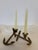 Vintage Brass Anchor Candle Holders-a Pair For Sale - Image 4 of 7