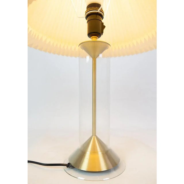 Brass Table Lamp Model 303b by Aage Petersen for Le Klint, 1960s For Sale - Image 6 of 9