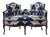Antique Bergère Style Loveseat For Sale