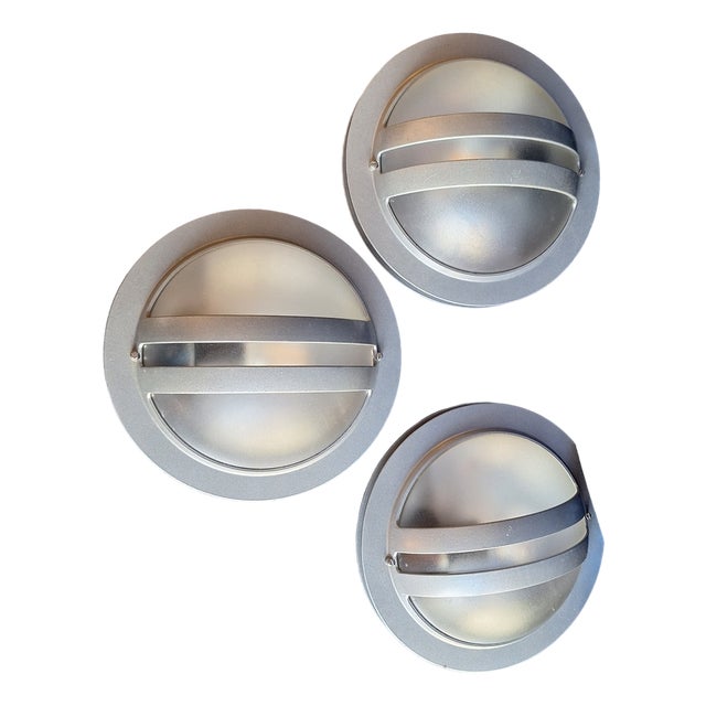 Vintage Italian Wall Lamps, 2000s, Set of 3 For Sale