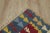 1980s Traditional Blue Red Geometric Kilim For Sale In Sacramento - Image 6 of 12