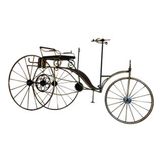 1980s Limited Edition Curtis Jere Wall Sculpture Portraying Karl Benz (Mercedes Benz) For Sale