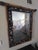 Late 19th Century Late 19th Century Large Japanese Shibayama-Style Black Lacquer Mirror With Faux-Bamboo Frame For Sale - Image 5 of 13