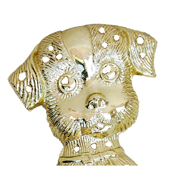 Last chance to purchse this fun jewelry accessory. Final markdown taken. Whimsical midcentury freestanding figural pierced...