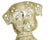 Last chance to purchse this fun jewelry accessory. Final markdown taken. Whimsical midcentury freestanding figural pierced...