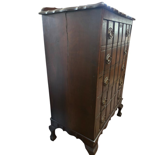 Traditional 5 Drawer Antique Dresser For Sale - Image 3 of 12