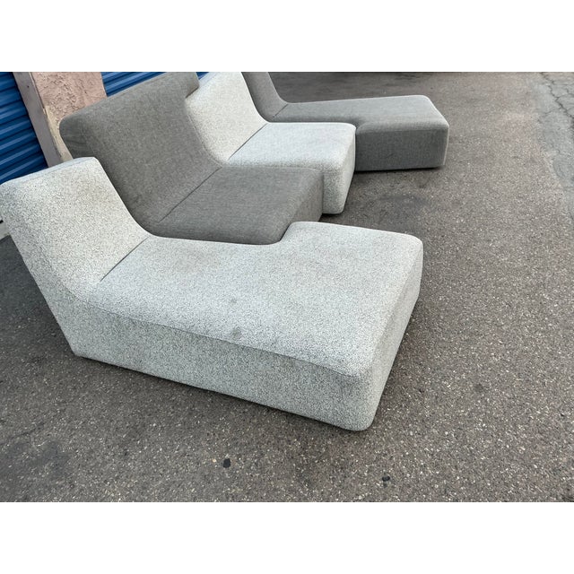 Textile Ligne Roset Confluences by Philippe Nigro, Set of 4 Elements For Sale - Image 7 of 18