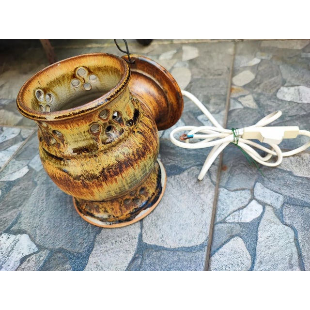 Vintage Wall Lamp in Ceramic, 1960s For Sale - Image 4 of 7