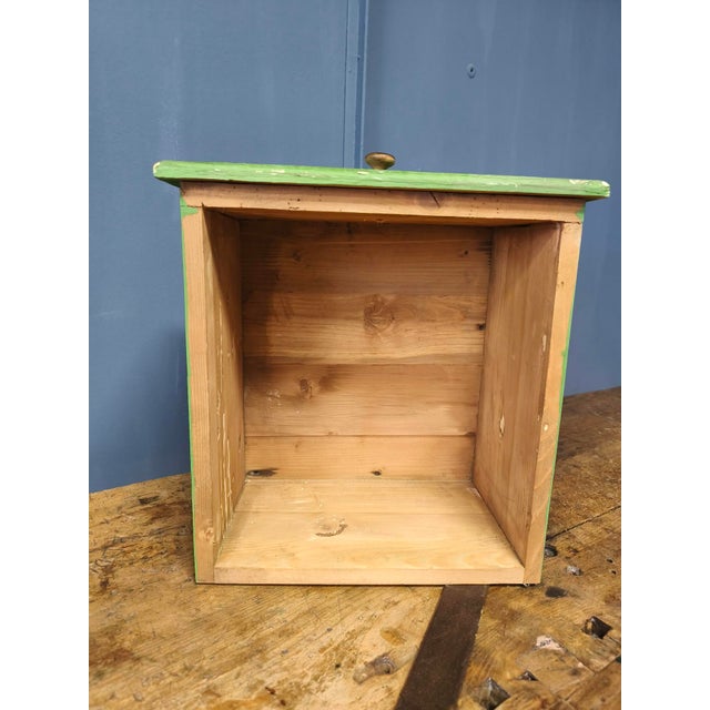 Country Style Kitchen Flour Buffet in Green For Sale - Image 10 of 18