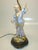 1900s Table Lamp Gilded Dresden Porcelain Figurine Masquerade Ball Renaissance For Sale - Image 9 of 17