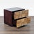 Modern Two Drawer Wood Nightstand For Sale - Image 3 of 9