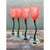 Red Vintage Boho Art Glass Goblets - Set of 4 For Sale - Image 8 of 11