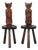Brutalist Tripod Feline Chairs, 1950, Set of 2 For Sale