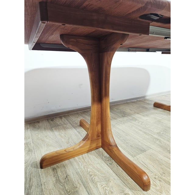 Danish Teak Extending Table +and Chairs from Möbelfabrik Holstebro, 1970s, Set of 9 For Sale - Image 18 of 18