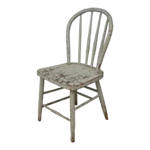 Authentic Vintage Shabby Chic Rachel Ashwell Couture Crackle Finish Side Chair
