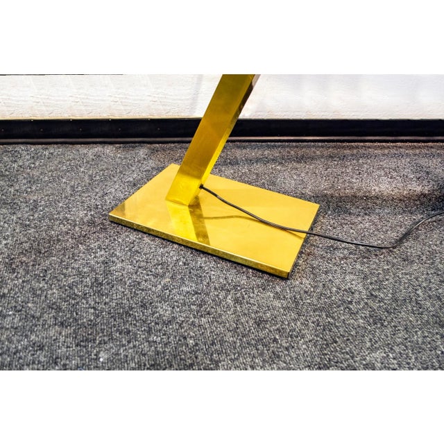 Brass 7-Light Floor Lamp, Italy, 1970s For Sale - Image 9 of 10