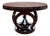 Vintage Round Wooden Table, 1980s For Sale