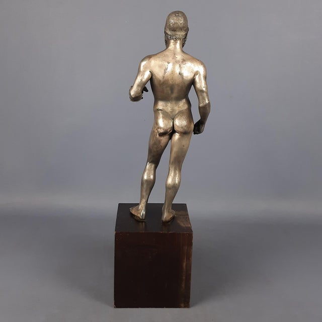 Vintage Riace Bronze Statue, 1970s For Sale - Image 3 of 11
