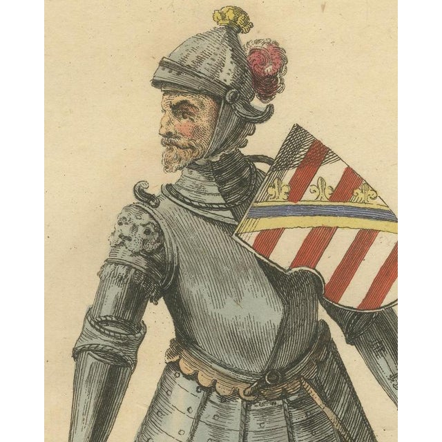 Jefferys, Albert Duke of Saxony in Armor with Shield and Sword, Costume ...