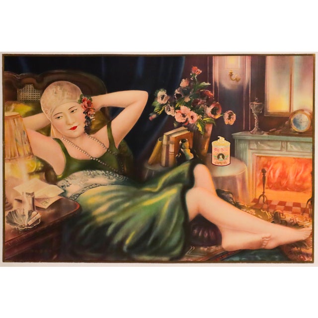 Date: 1930's Size: 30 x 20 inches Artist: Unknown About The Poster: Chinese pin-ups, known as Shanghai Girls, emerged from...