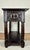 Impressive 19th century Spanish console table crafted in solid oak, featuring richly carved drawer fronts with floral and...