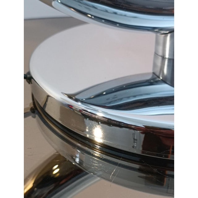 Silver Vintage Persepolis Lamp from Fase, 1973 For Sale - Image 8 of 12