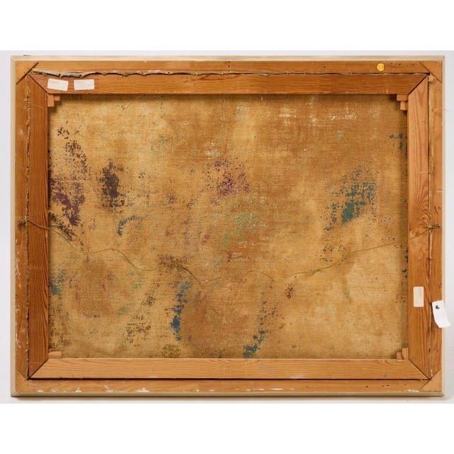 Bruno Krauskopf, German Expressionist Oil Painting Bruno Krauskopf Cubist Cafe Scene For Sale In Miami - Image 6 of 6