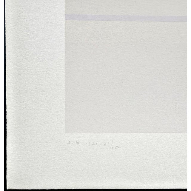 Antonio Calderara, Untitled, 1971, Color Screen Print For Sale - Image 3 of 5