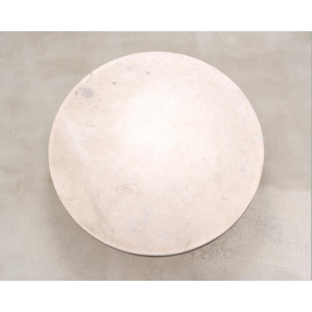 McKinnon and Harris McKinnon and Harris Albemarle Limestone Garden Dining Table 63" For Sale - Image 4 of 18