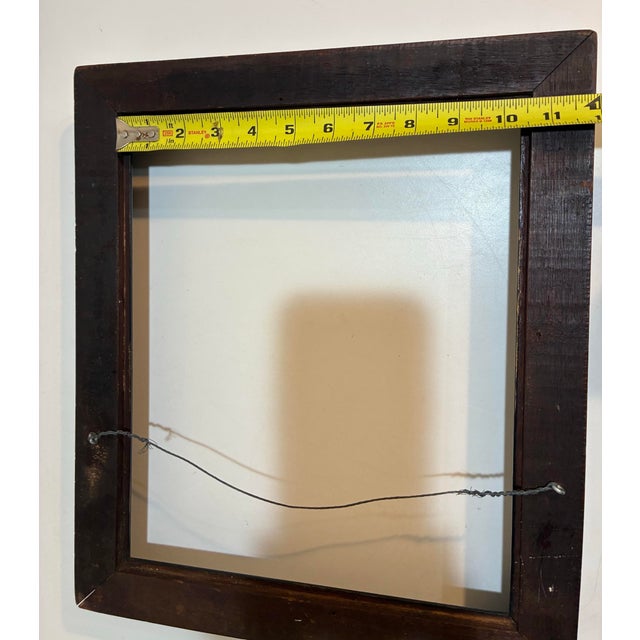 Antique Victorian Wood Walnut Picture Frame 13x15 c.1880 For Sale - Image 12 of 12