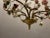 Italian Tole Ceramic Flower Chandelier, 1960s For Sale - Image 3 of 8