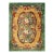 Extraordinary Gold Bronze Color With Special Flower Design Chinese Art Deco Rug For Sale