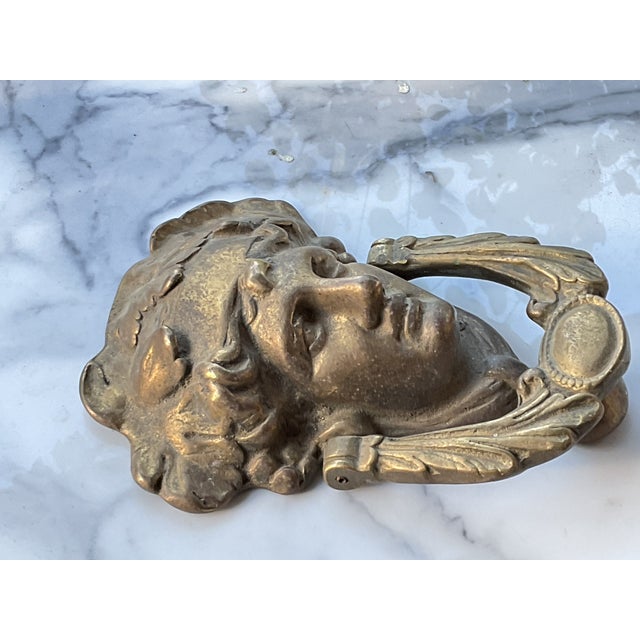 1930s Vintage Classic Medusa Door Knocker For Sale - Image 5 of 5