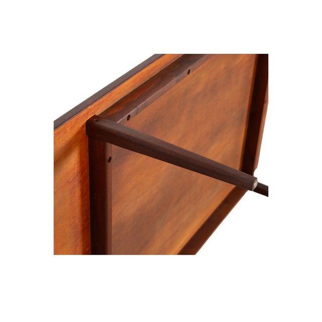 1970s Mid-Century Modern Walnut Coffee Table For Sale - Image 10 of 10