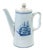 Mid 20th Century Nautical Spode Clipper Ship Tradewind Blue Coffee Pot For Sale