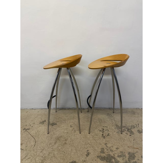 Sigurdur Thorsteinsson Lyra Bar Stools for Magis, Italy - A Pair For Sale - Image 15 of 18
