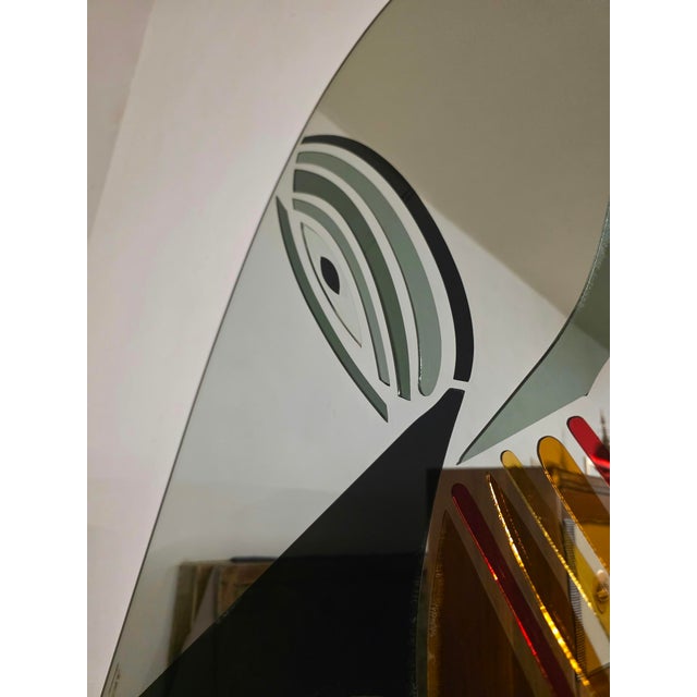 Vintage Mirror by Renata Boero for Fiam, 1980s For Sale - Image 10 of 18