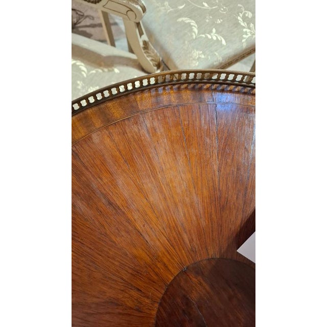 1900 - 1909 Louis XVI Pedestal Table, 1900 For Sale - Image 5 of 8